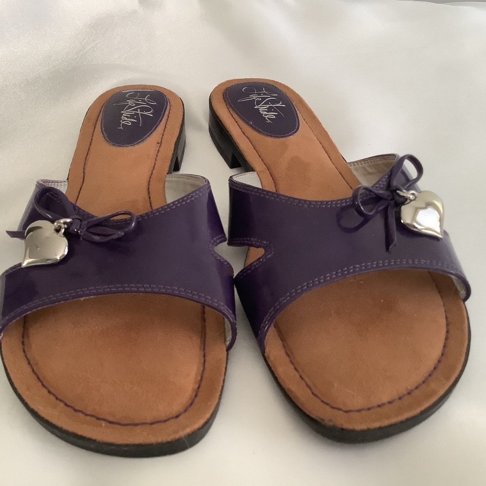 Life Stride Purple Sandals